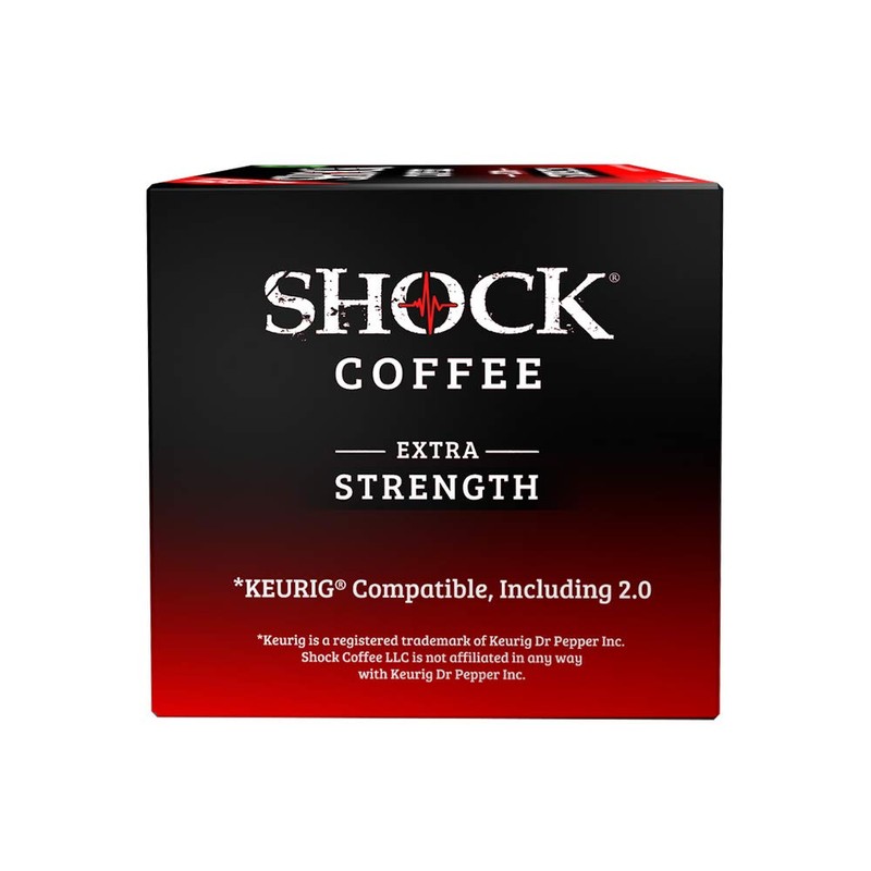 Shock Coffee Extra Strength Single Serve Cups. Up to 75%