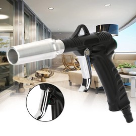 Air Duster Blow Gun, Aluminum Alloy Body Air Blower Gun Pistol Type Duster Blow Gun Pneumatic Cleaning Tool Air Compressor Accessory Tool Dust Cleaning with Extended Nozzle for Household Cleaning