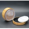 30ml /1oz Empty Bamboo Loose Powder Jar Container Portable Environmental