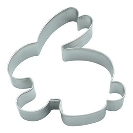 BekkiB - Cookie Cutter "Rabbit" - 6.5 cm Long - Dishwasher Safe Stainless Steel Cookie Cutter for Easter - 3390