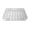On1shelf Transparent Thick Hard Plastic Adjustable Compartment Slot Plastic Craft