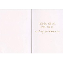 Pictura On Your Wedding Day Floral Frame Sara Miller Wedding Congratulations Card