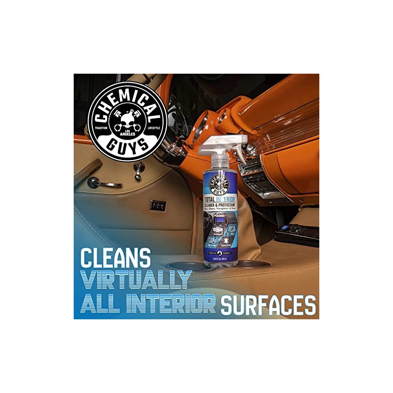 Chemical Guys Limpiador y Protector Total de Interiores, 473 ml