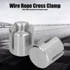 10 Packs Cross Cable Clamps Stainless Steel Wire Rope Trellis
