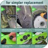Lawn Mower Blade Replacement Kit – Includes Fan, Bolts, Nuts,