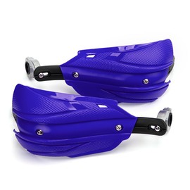Motorcycle Handguard Universal 22mm 25mm 28mm Grip Protection Shield Motorcycle Motocross Scooter Windproof Handlebar Handguard Protective Equipment (Blue)