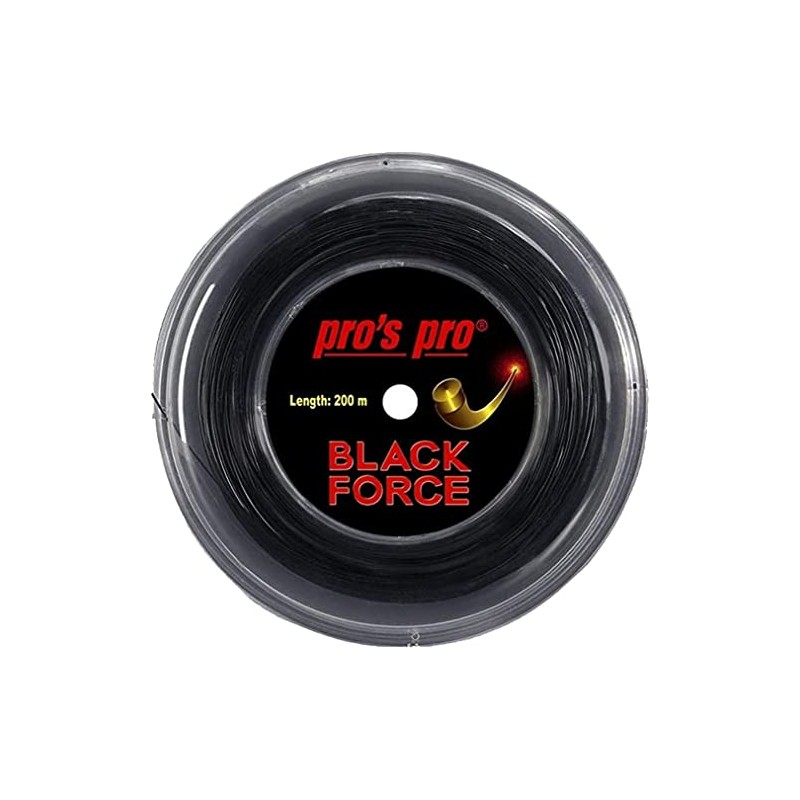 Pro's Pro - Black Force Tennis String - Black -