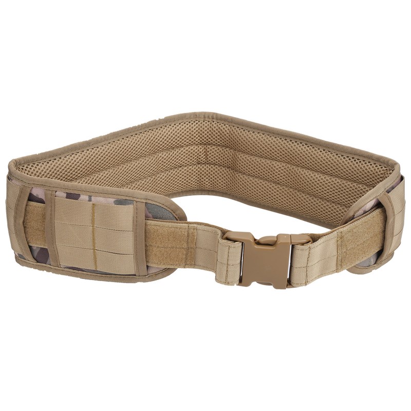 Outdoor Waist Belt Multifunctional Adjustable Military Hunting Widen Waist StrapKhaki