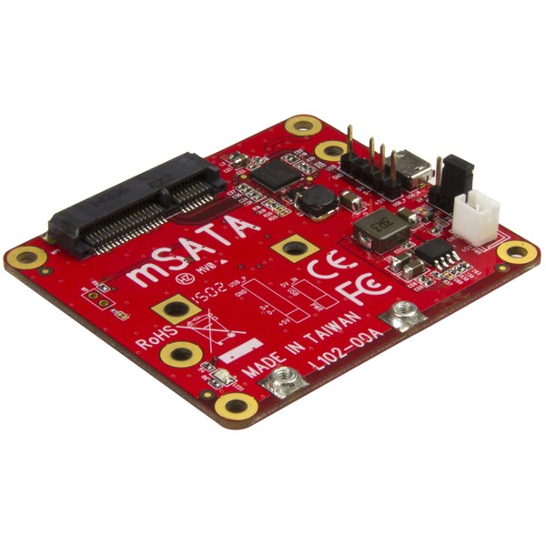StarTech.com USB to mSATA Converter for Raspberry Pi and Development