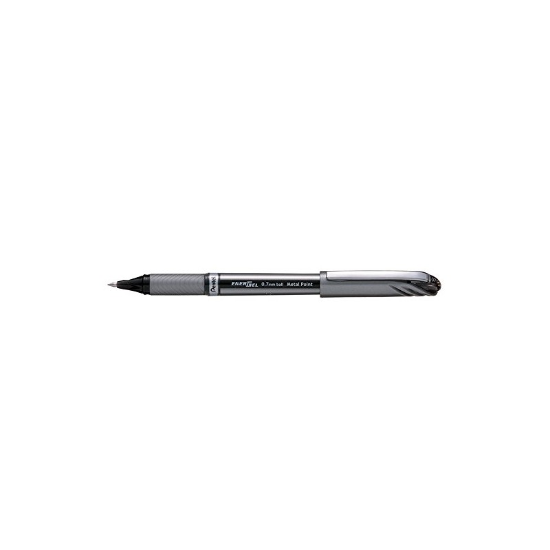 Pentel 0.7mm Energel Plus Roller Pen with Metallic Effect Barrel