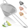 Zulay Kitchen 304 Stainless Steel Fine Mesh Strainer For Kitchen