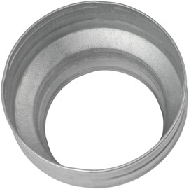 HVAC OV 5" to 4" Inch Round Duct Reducer - Galvanized Steel Pipe Increaser - Coupling for Round Duct Ventilation Systems - Heating & Cooling, HVAC