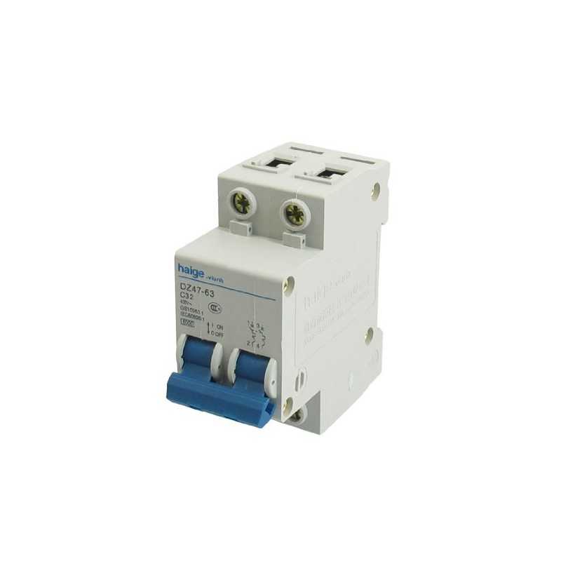 uxcell AC 400V 32A 6000A 2 P MCB Miniature Circuit