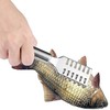 Fish Scaler Remover Fish Scaler Brush with 58 Stainless Steel