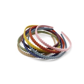 Vaguelly 8PCS Fashion Headbands Simple Frosted Hair Hoops with Creative Sawtooth Design Versatile for Makeup and Face Washing present for Women Random Color