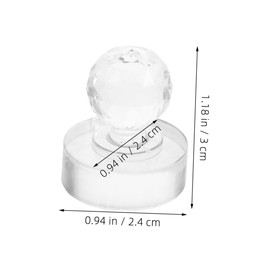 WOONEKY Eyeshadow Stamp Tool 2pcs Makeup Gadget Powder Plate Tool Eyeshadow Repair Mold Stamper for Blusher