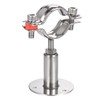 sourcing map Wall Mount Ceiling Mount Pipe Support, 304 Stainless