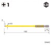 Vessel GSC161150 Coated Tube Rigid Bit Compatible with 40V +1