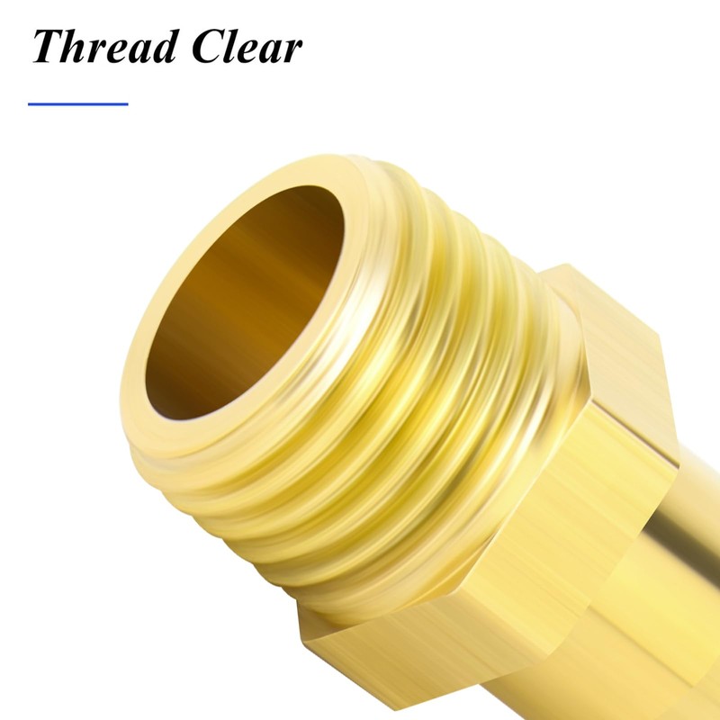 TAILONZ PNEUMATIC Brass Hose Barb Fitting -8mm Barb to 1/4
