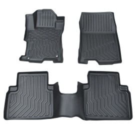 unbranded TPE Rubber Car Floor Mats All-Weather For 08-12 Honda Accord