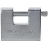 Sterling ASP181 81mm Armoured Steel Padlocks, Grey