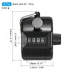PATIKIL Clicker Counter, 2 Pcs 4 Digit Mechanical Handheld Tally