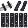 AHANDMAKER 10Pcs DIN Rail Mounting Brackets, 76x20x8mm Rectangle Universal Mounting