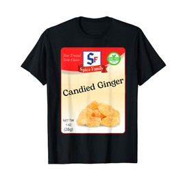 Candied Ginger Condiment Holiday Spice Group Costumes T-Shirt