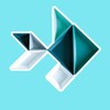 Koziol TANGRAM Separate Plates Blue KOZIOL Germany Outdoor Outdoor Products