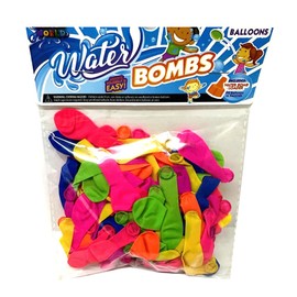Arcady 100 pcs Assorted Water Balloon with Filler in Poly Bag