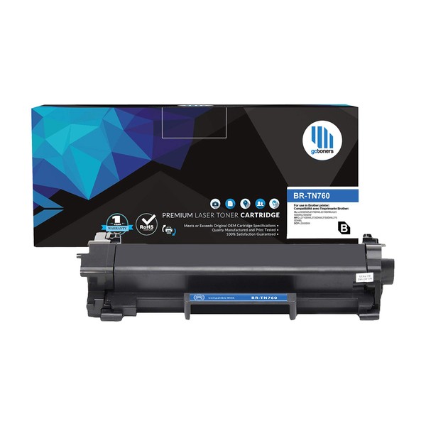 Gotoners TN760 TN730 with CHIP Toner Cartridges Compatible Remanufactured for