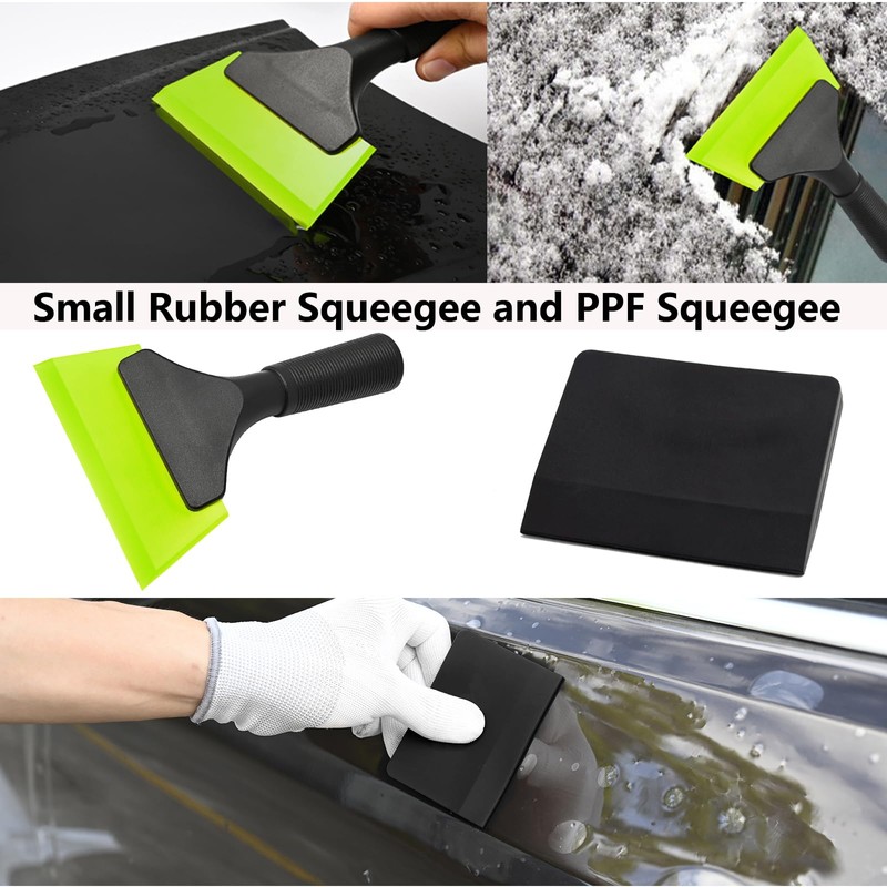 EHDIS Window Tint Kit Vinyl Wrap Tool with Bulldozer Squeegee,Windshield