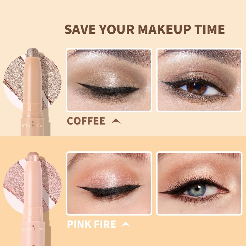 Docolor Eyeshadow Pen, Eyeshadow Stick, Eyeshadow Stick, Makeup Waterproof Glitter