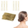 OWITER 50 PCS U Shaped Hair Pins for Bun，6cm/2.4Inches Hair