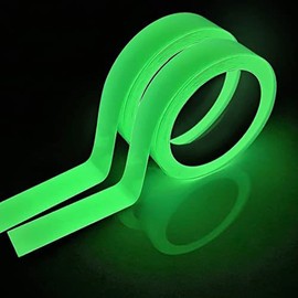 Glow in the Dark Tape, High Brightness, Long Luminous, Fluorescent Tape, Luminous Safety Tape, Decorative, DIY, Bicycle, Earthquake, Emergency, Disaster Prevention, Kitchen, Hallway, Night Fishing,