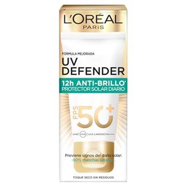 L'Oréal Paris Protector Solar Diario Anti-Brillo FPS50+ UV Defender, 40ml