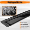 Tape On Window Visor Deflectors Compatible with 1988-1998 Chevy C