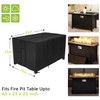 Rilime Fire Pit Cover Rectangular,45in Waterproof Firepit Covers Rectangular for