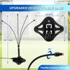 VIHOSE 2 Set Standing Misters for Outside Patio, Portable Stand