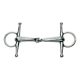 Feeling Unisex Adult 605664125 Short Cheeks Full Cheek Snaffle - Multi-Coloured, 125 mm