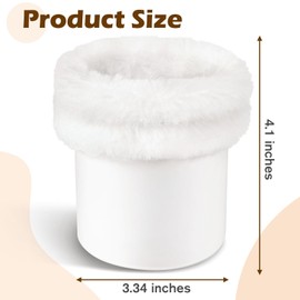 Plush Lined Eyeglasses Holder Stand Protective Sunglass Organizer Anti-Scratch Glasses Holder for Nightstand, Table, Desk, Office