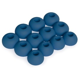 Okuli 12 x Silikon Ohrstöpsel Ohrhörer Gummi Tipps Für JBL Endurance Race Kopfhörer Ohrhörer in Blau