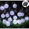 SPLOcolor - Cadena de luces solares impermeables para exteriores, 36