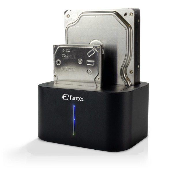 FANTEC DS-X2U3-Alu. Suitable for 2X 6.35cm (2.5") and/or 2X 8.89cm