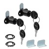 Mewutal 2pcs Cabinet Lock with Keys 7/8" Cylinder Cam Locks