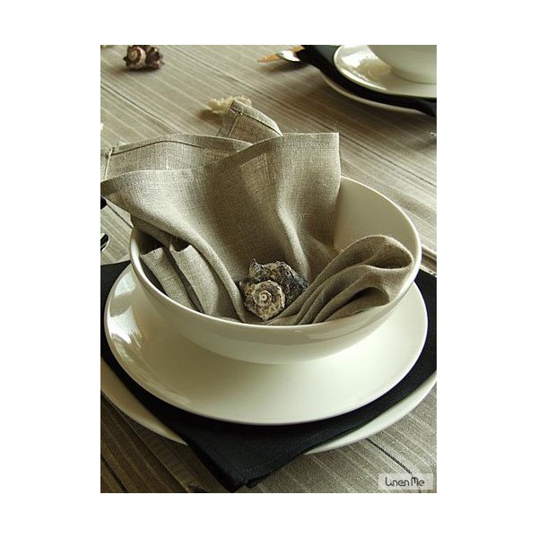LinenMe Natural soft napkin, linen, 47 x 47 cm
