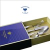 Lomonosov Imperial Porcelain Cobalt Net Blue Silverware Stainless Steel (Spoon,