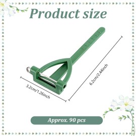 PLIGREAT 90 Stück Sicherheitsnadeln Aus Kunststoff Für Ansteckblumen Dreieckige Sicherheitsclips Für Ansteckblumen Anstecknadeln Für Hochzeiten Knopflochblumen Ansteckblumen Für DIY Hochzeitsblumen