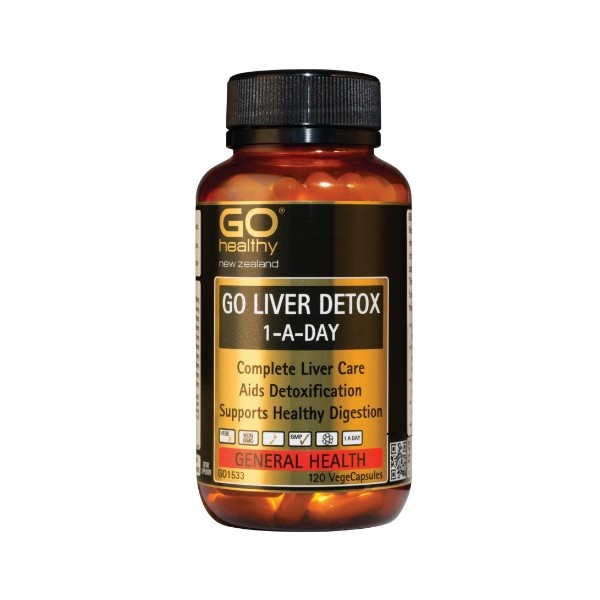 GO Healthy GO Liver Detox 1-A-Day Capsules 120