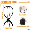 XPEX Pack of 2 Wig Stand Wig Head Wig Stand